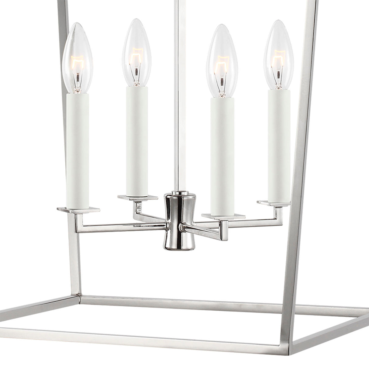 Grayden Large Lantern Pendant 18", Polished Nickel