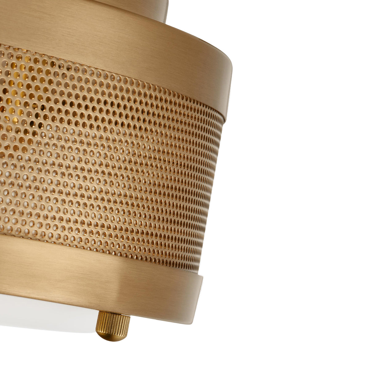 Nelson Flush Mount 12", Satin Brass