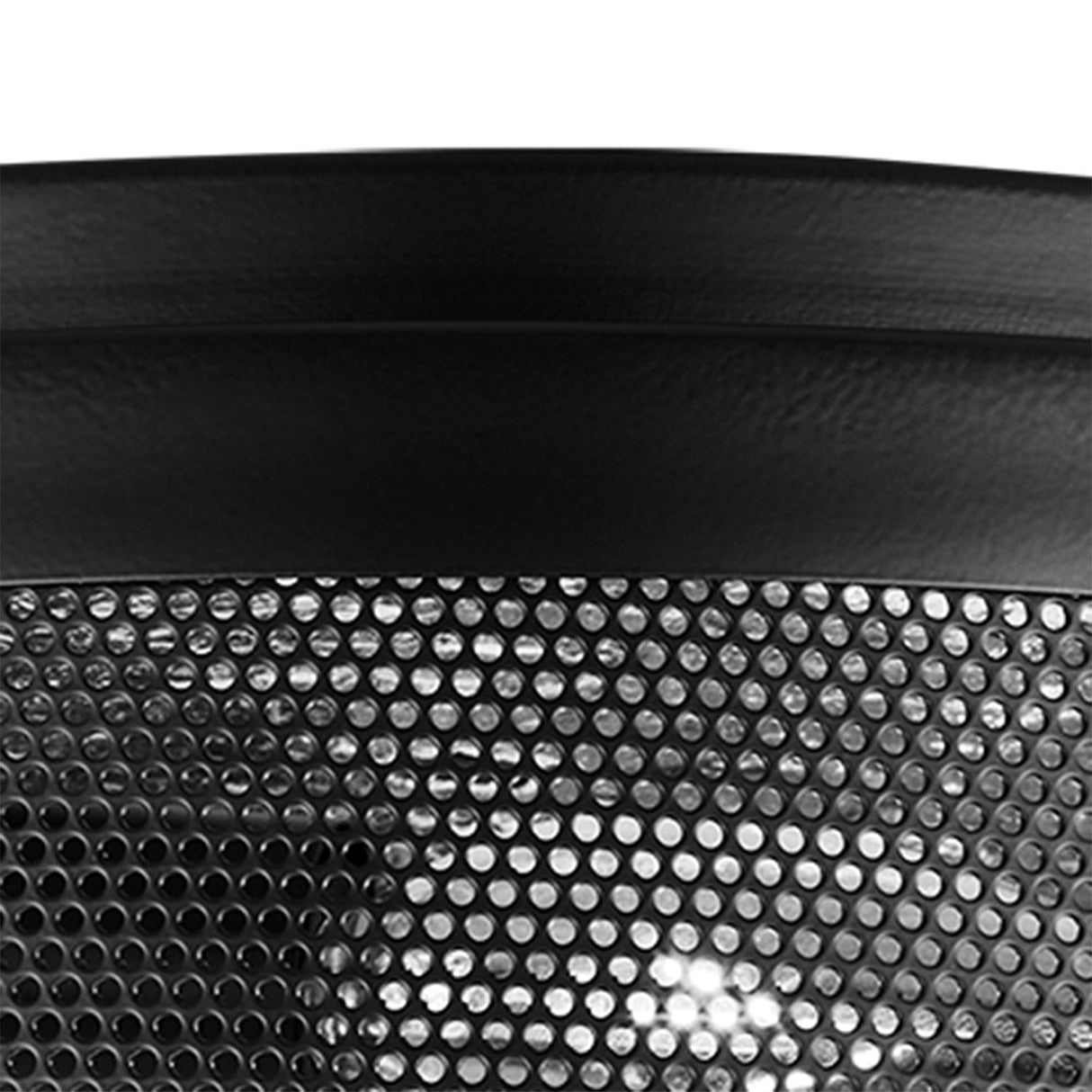 Nelson Flush Mount 12", Matte Black