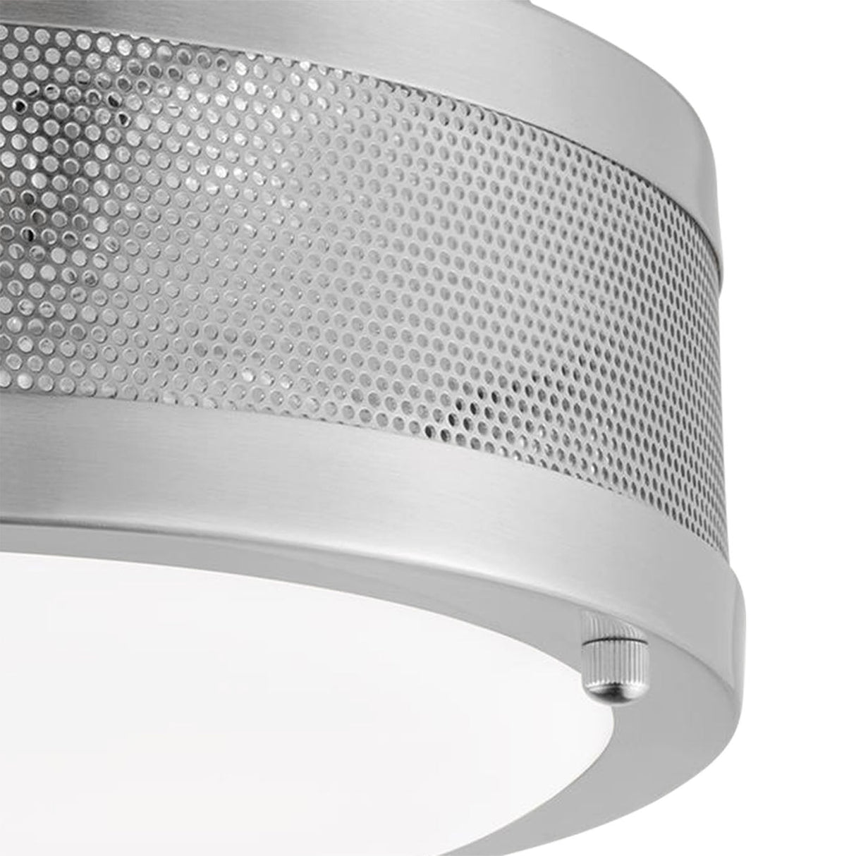 Nelson Flush Mount 12", Brushed Nickel