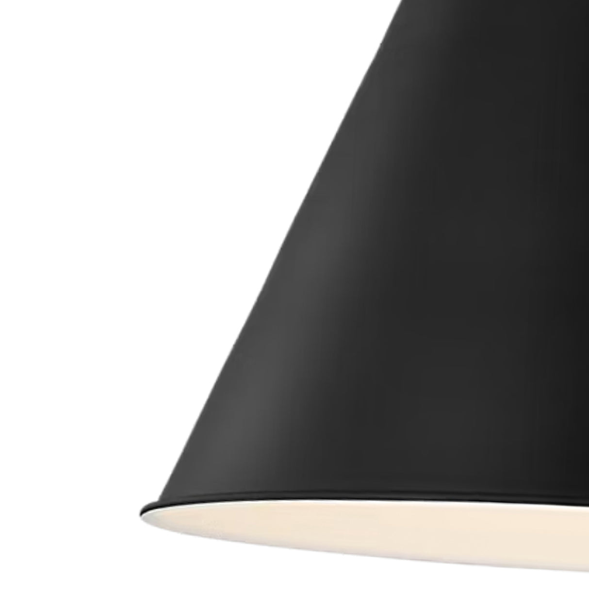 Classon Large Pendant 19", Matte Black and Modern Brass