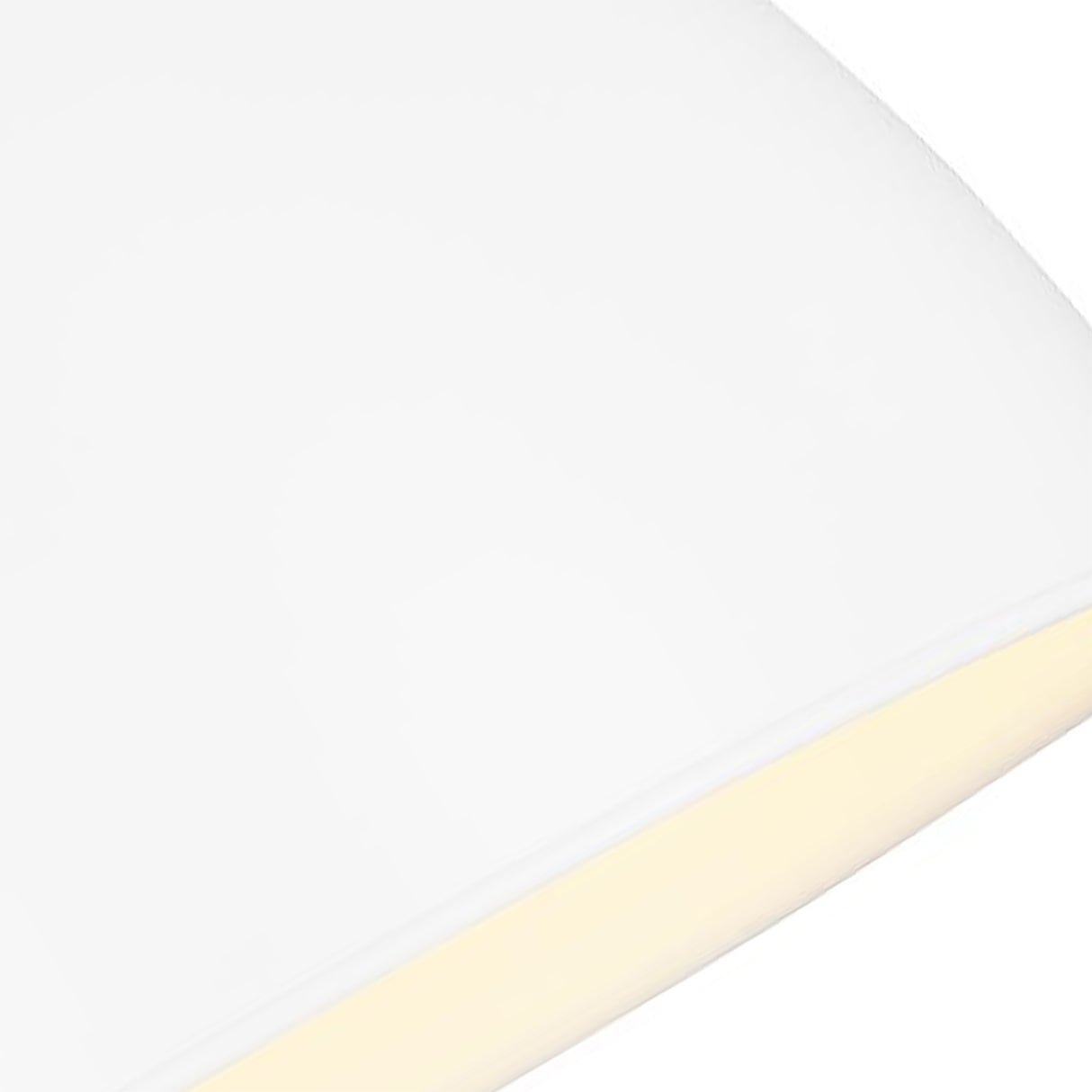 Rodney Medium Pendant 16", Matte White and Polished Nickel