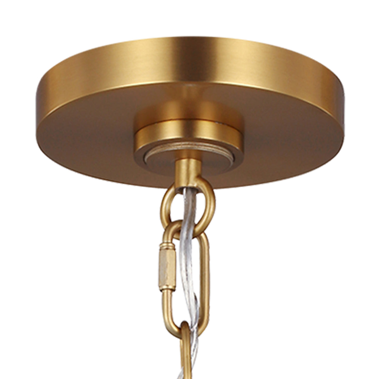 Rodney Medium Pendant 16", Matte Black and Modern Brass