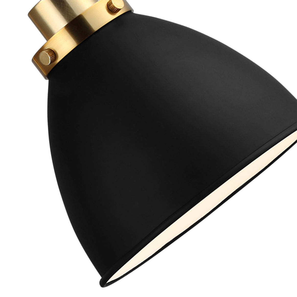 Rodney Adjustable Two Arm Wall Sconce, Matte Black and Modern Brass
