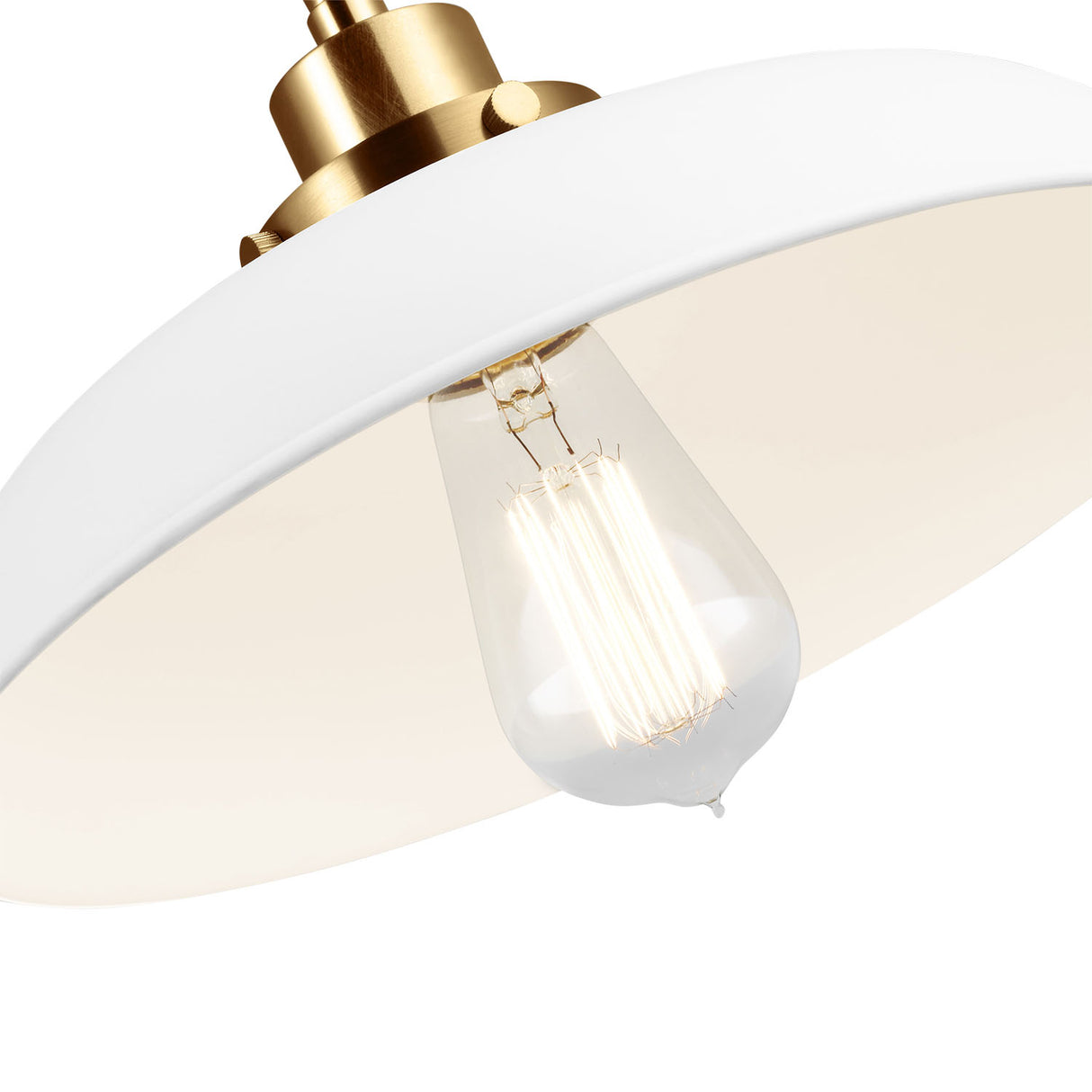 Franklin Adjustable Two Arm Wall Sconce, Matte White and Modern Brass