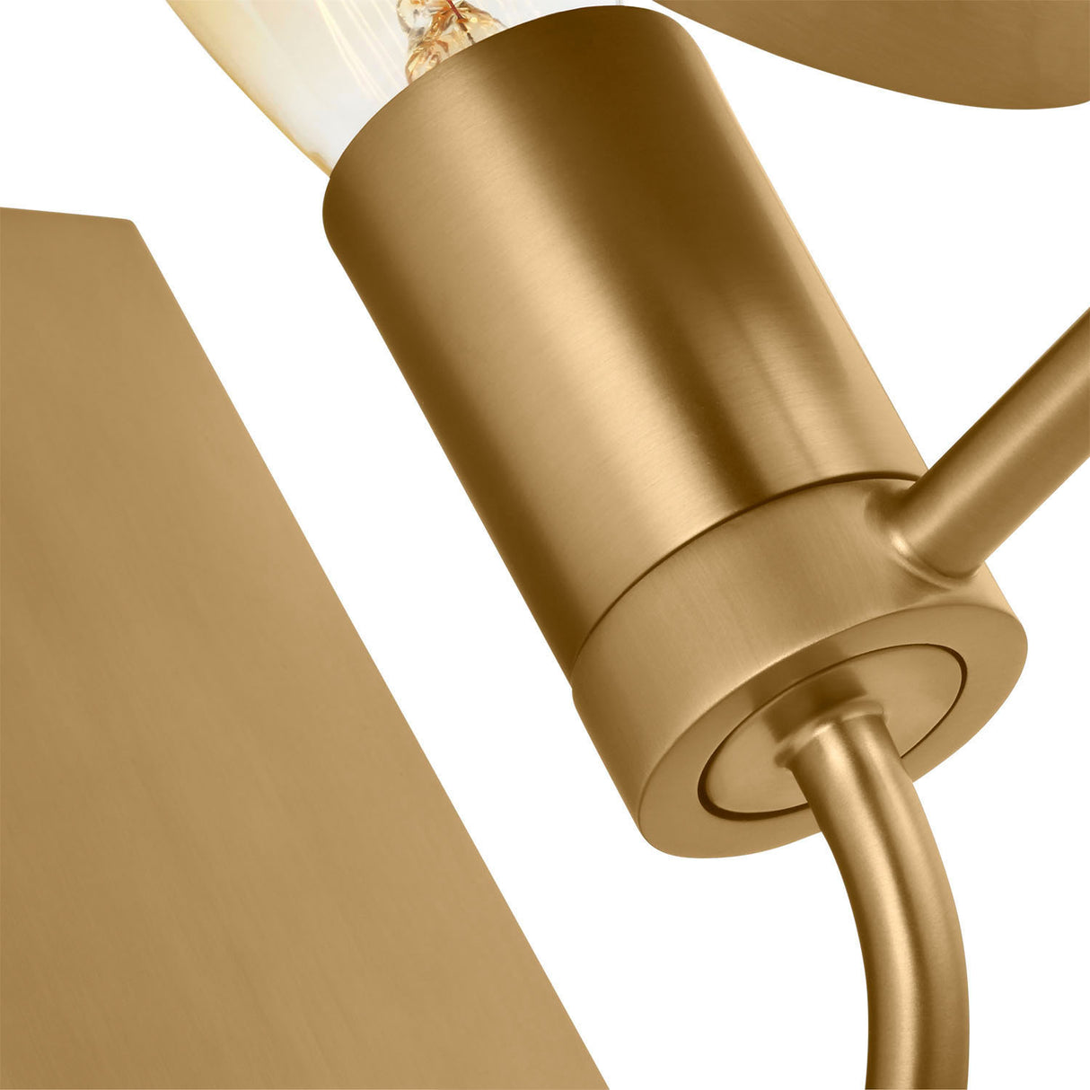 Arlen Wall Sconce 10", Modern Brass