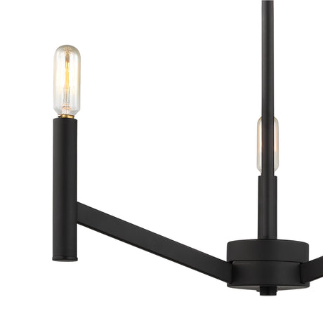 Foster 3 Light Pendant 18", Matte Black