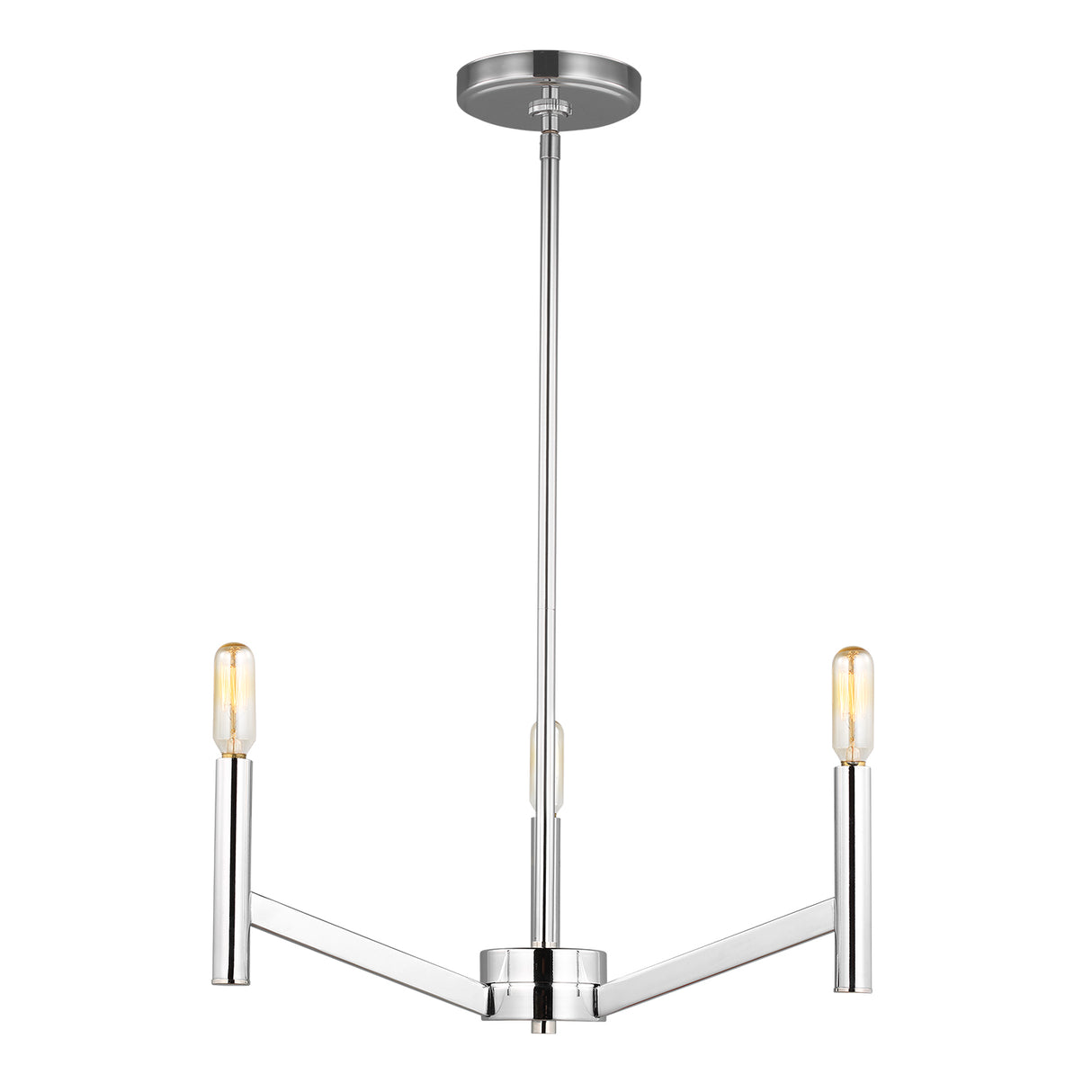 Foster 3 Light Pendant 18", Chrome