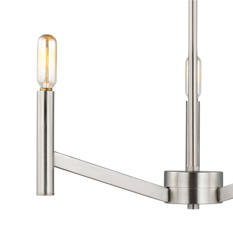 Foster 3 Light Pendant 18", Brushed Nickel