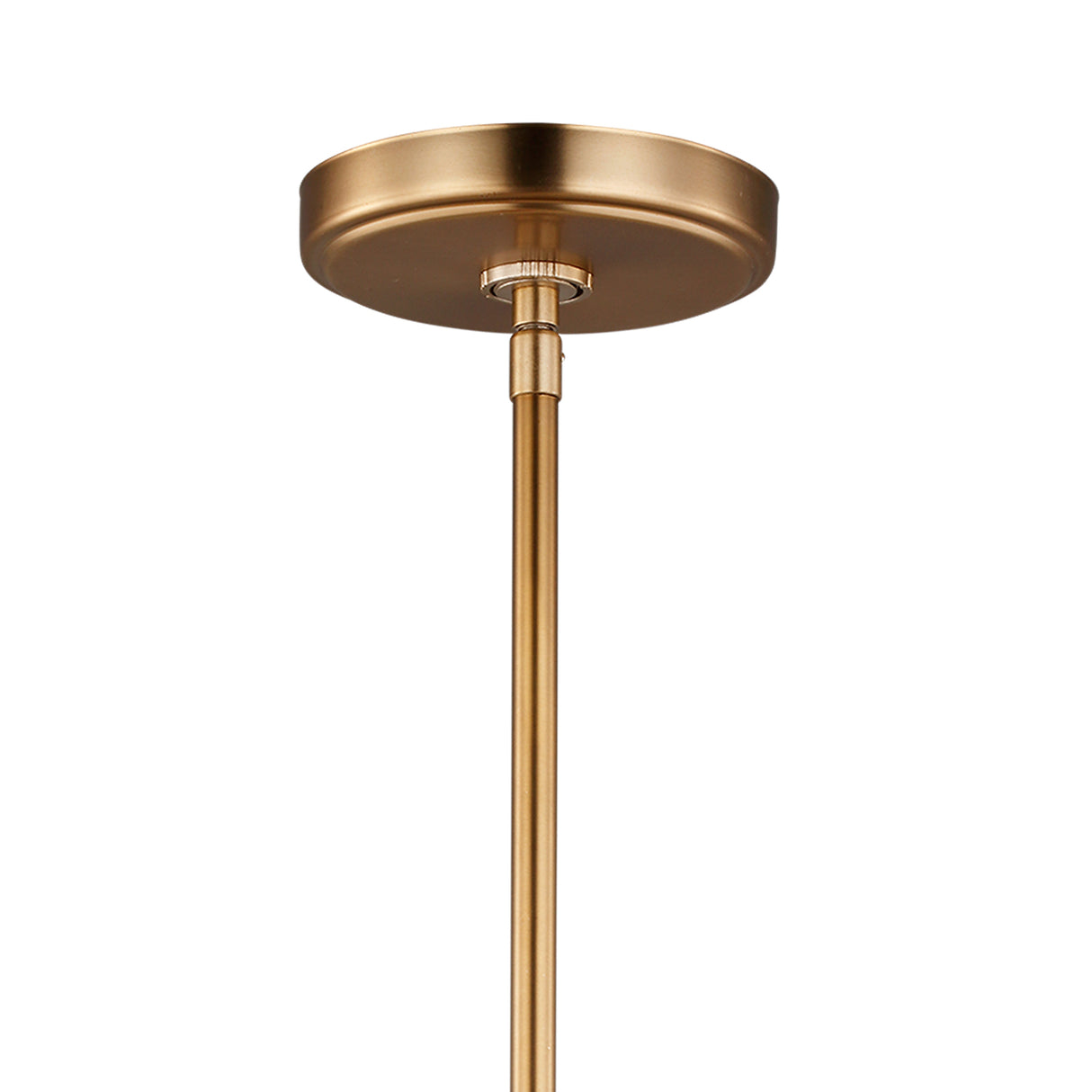 Foster 5 Light Chandelier 28", Satin Brass