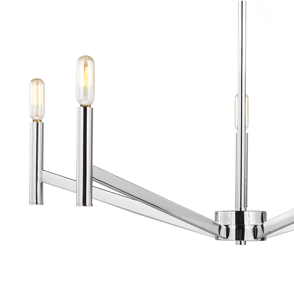 Foster 5 Light Chandelier 28", Chrome