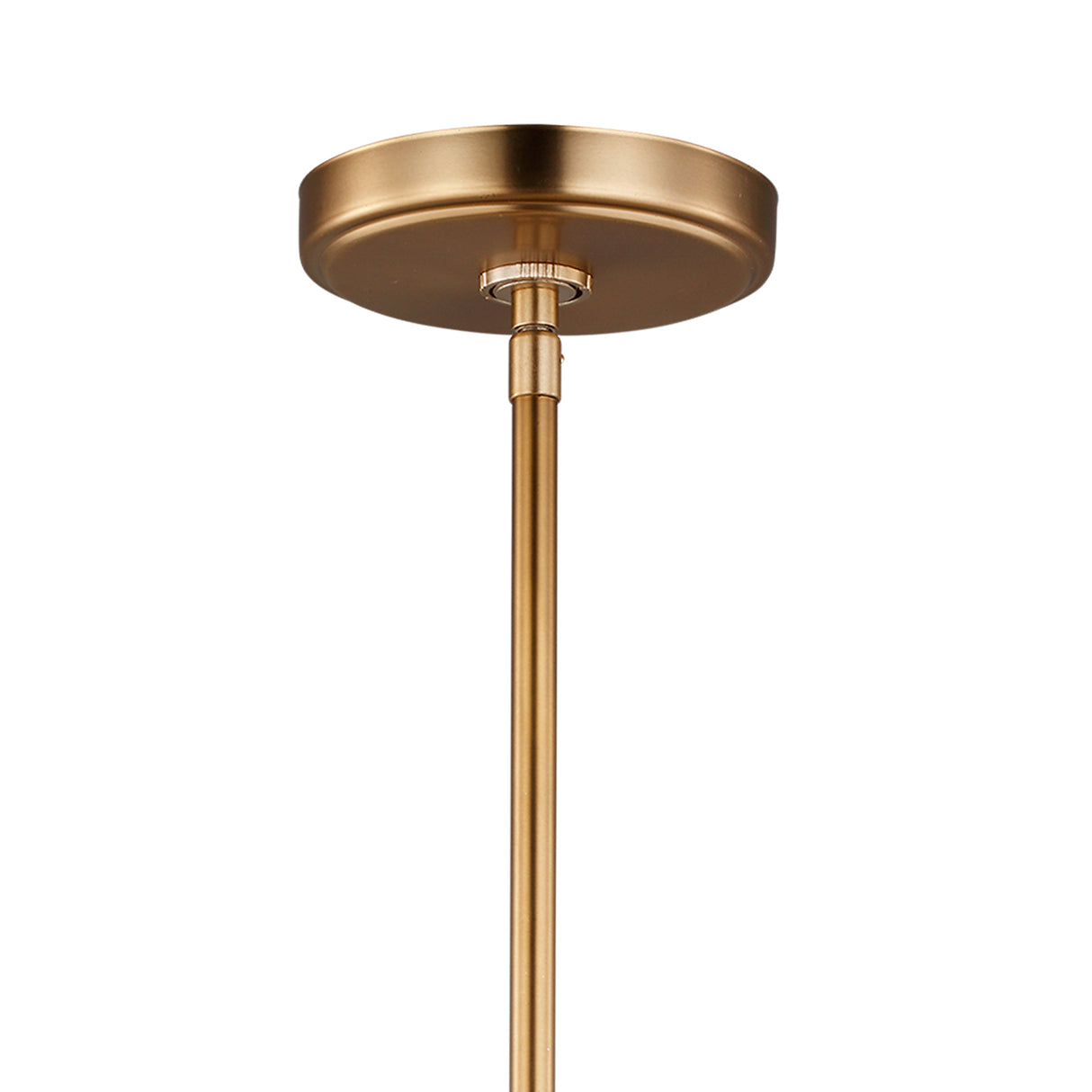 Foster 9 Light Chandelier 36", Satin Brass