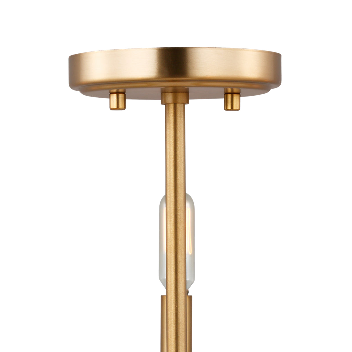 Foster Semi-Flush 18", Satin Brass