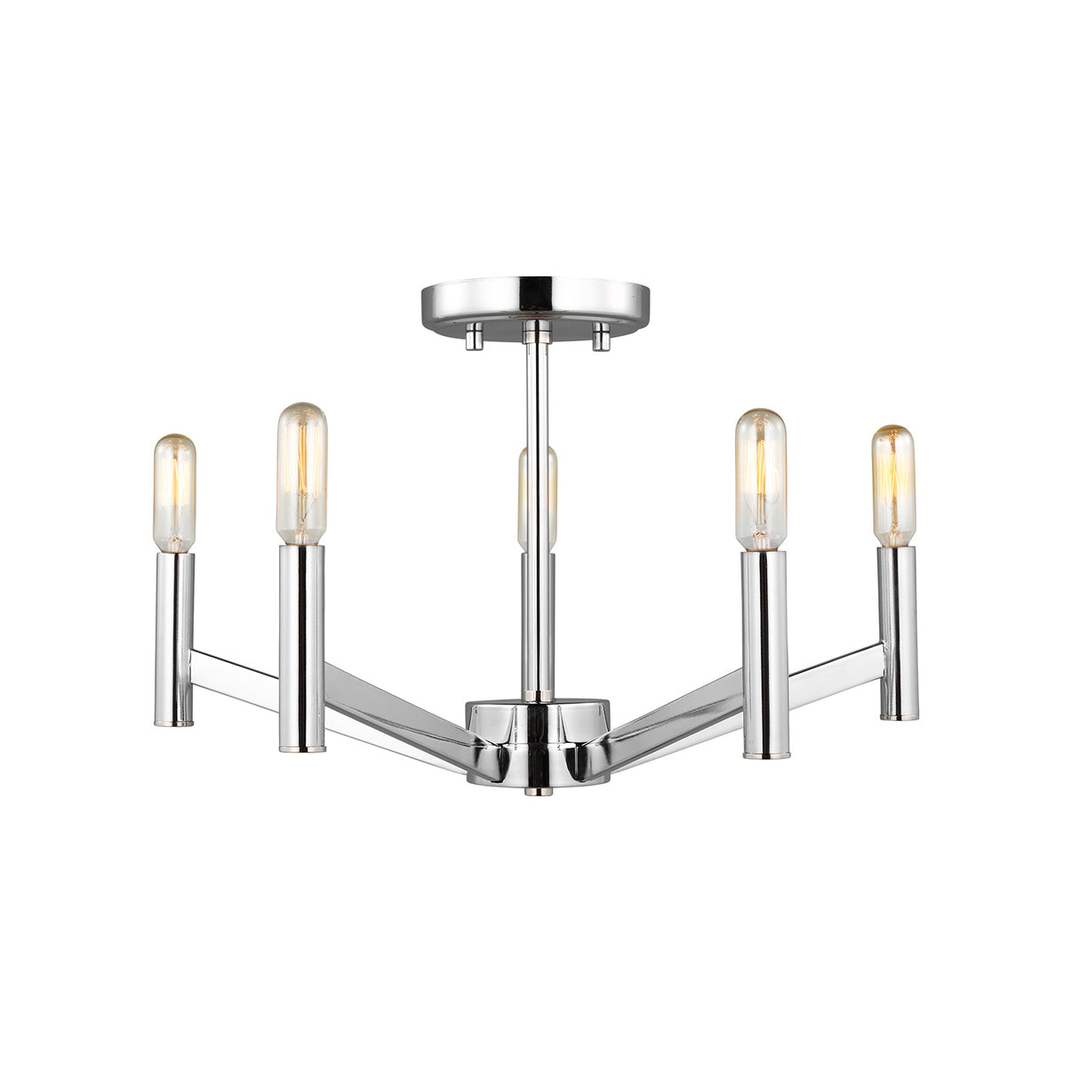 Foster Semi-Flush 18", Chrome