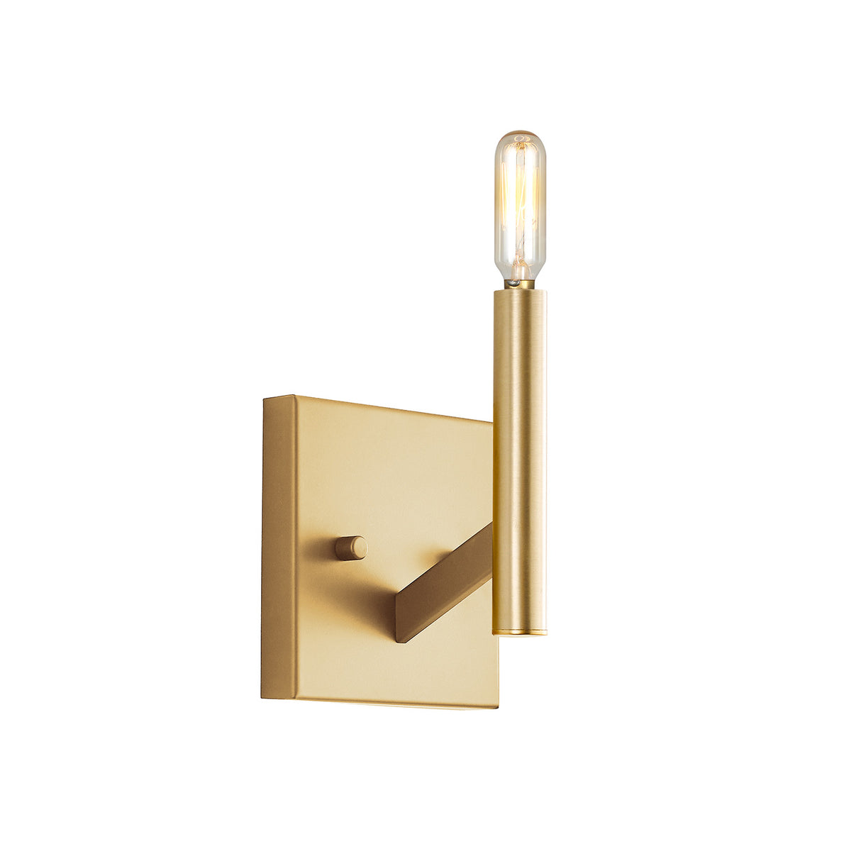 Foster Wall Sconce 9", Satin Brass