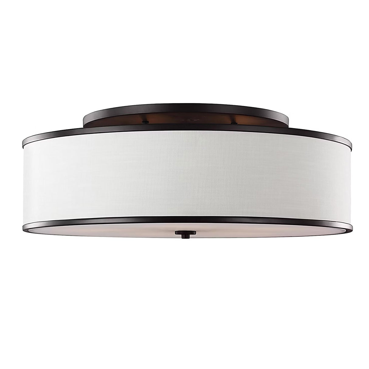 Walker Large Flush Mount 30", Old Bronze