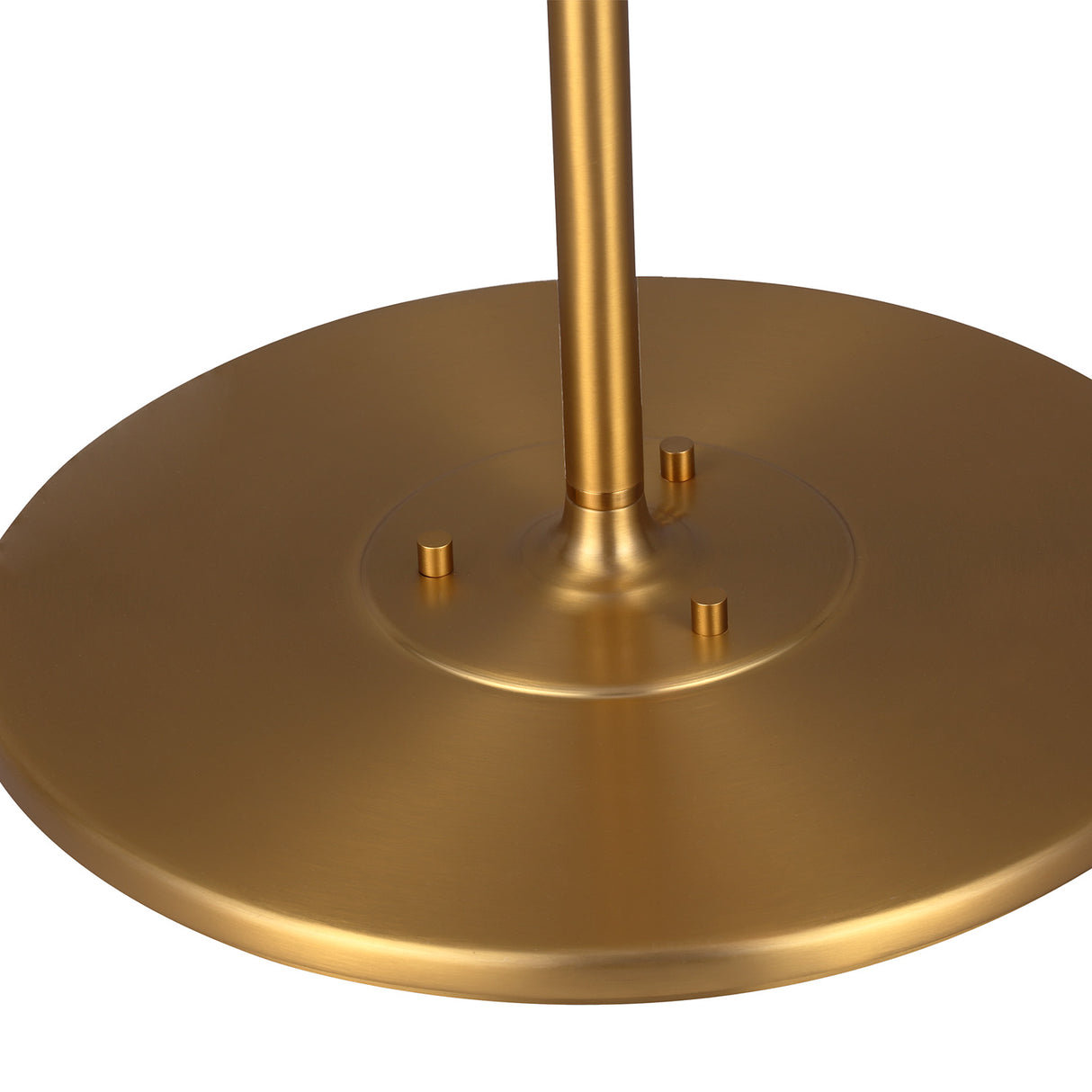 Langdon Floor Lamp, Modern Brass