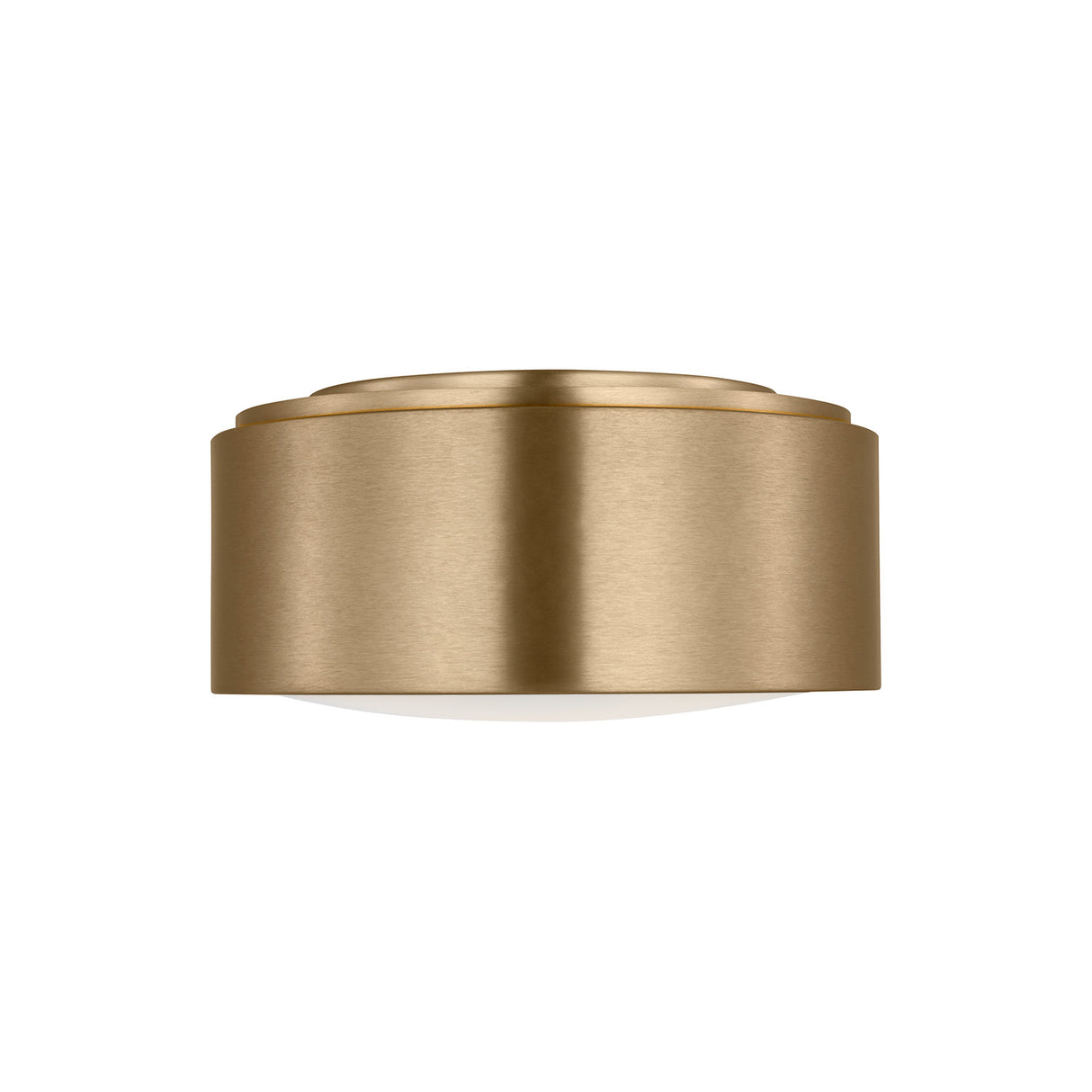 Neal Small Flush Mount 10", Satin Brass