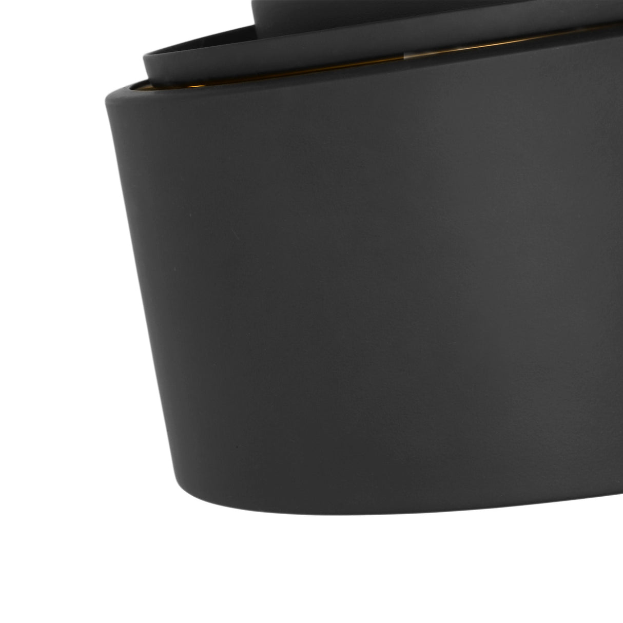 Neal Small Flush Mount 10", Matte Black