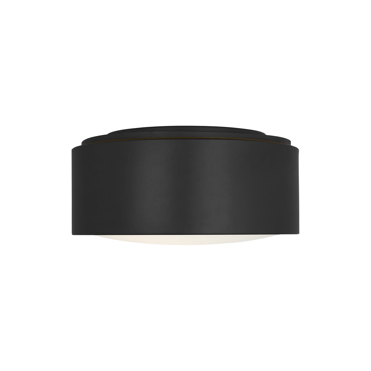 Neal Small Flush Mount 10", Matte Black