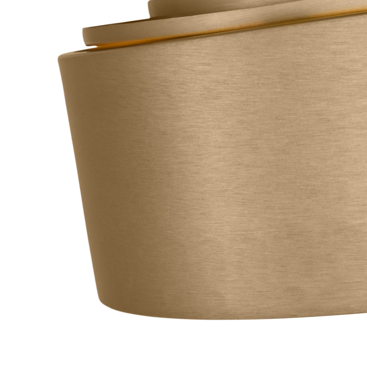 Neal Medium Flush Mount 13", Satin Brass