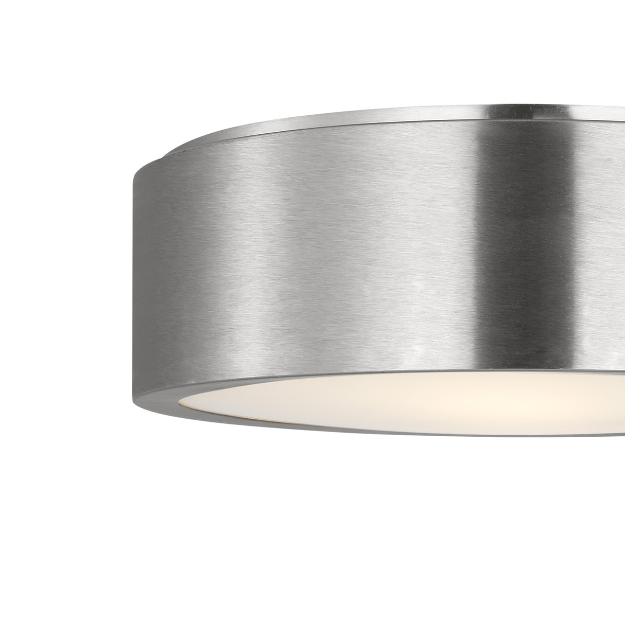 Neal Medium Flush Mount 13", Brushed Nickel