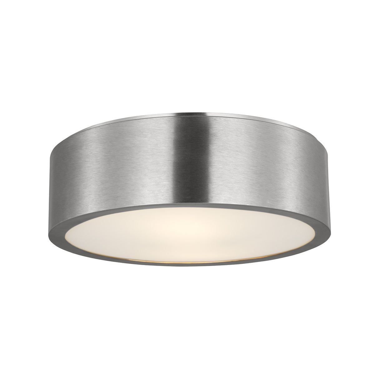 Neal Medium Flush Mount 13", Brushed Nickel