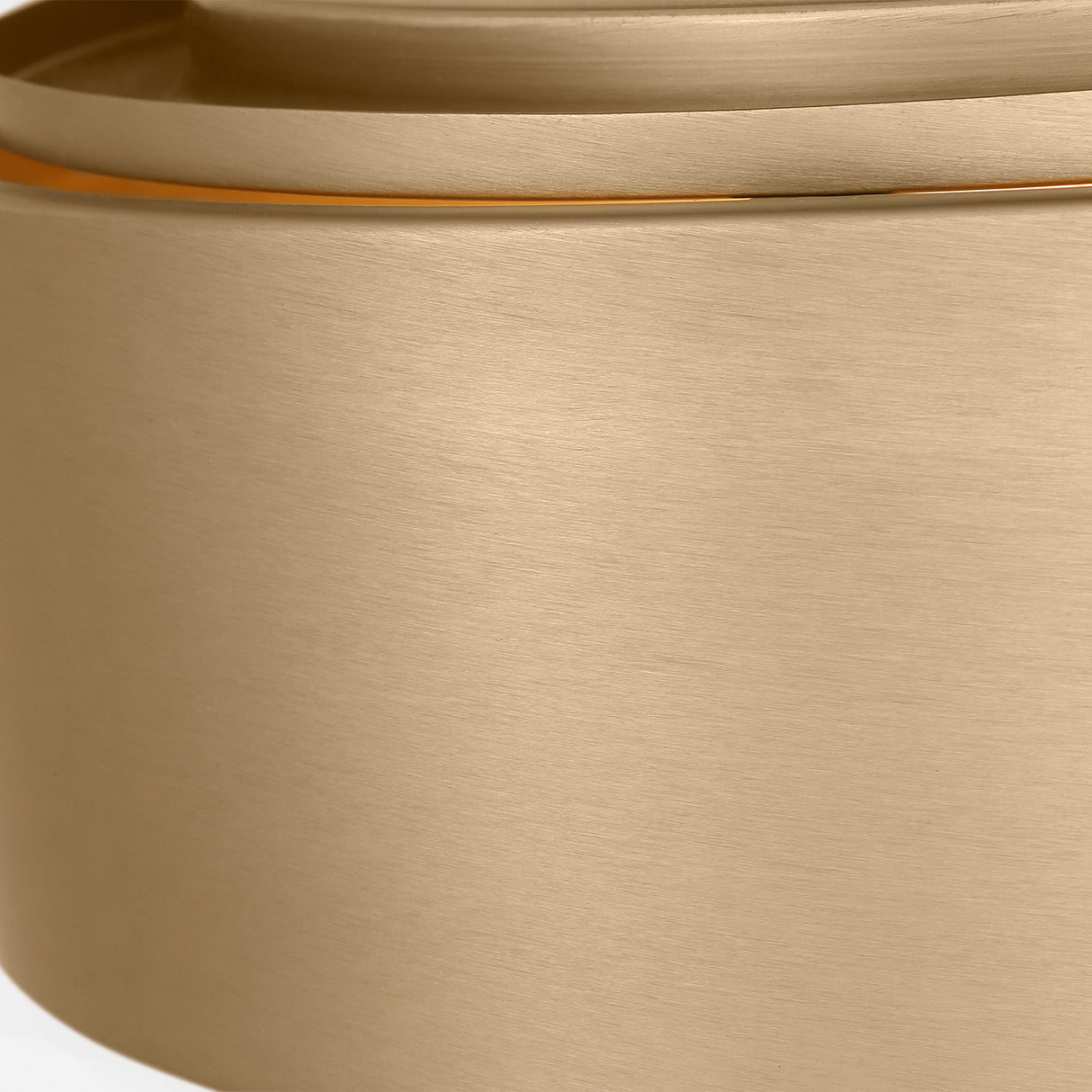 Neal Large Flush Mount 18", Satin Brass