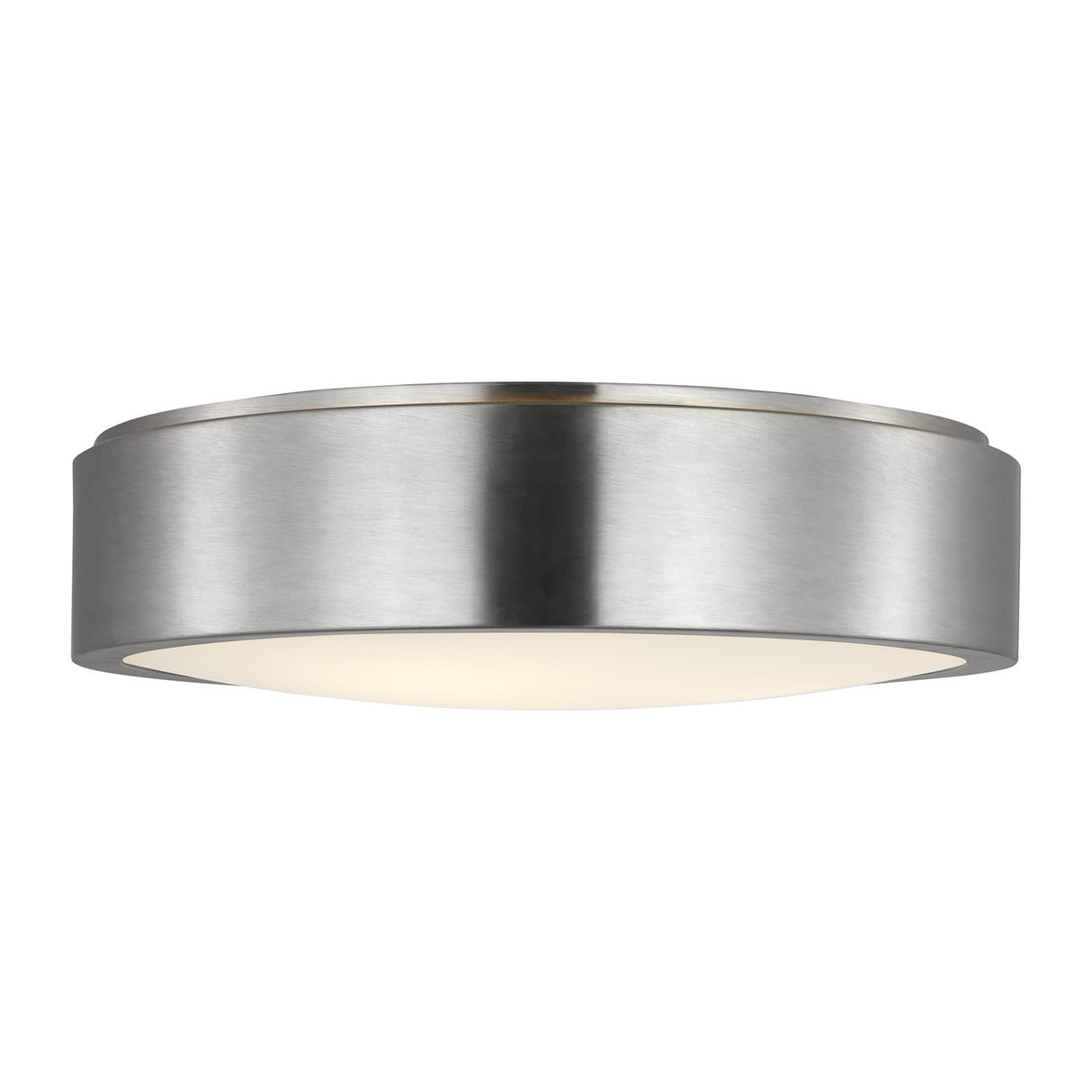 Neal Large Flush Mount 18", Brushed Nickel