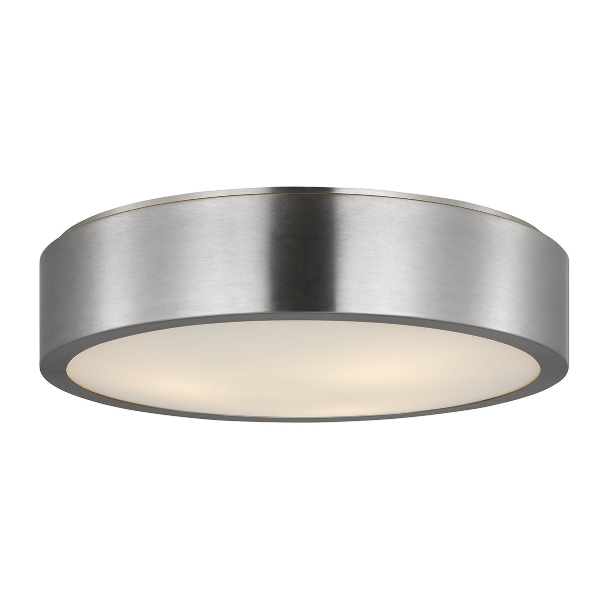 Neal Large Flush Mount 18", Brushed Nickel