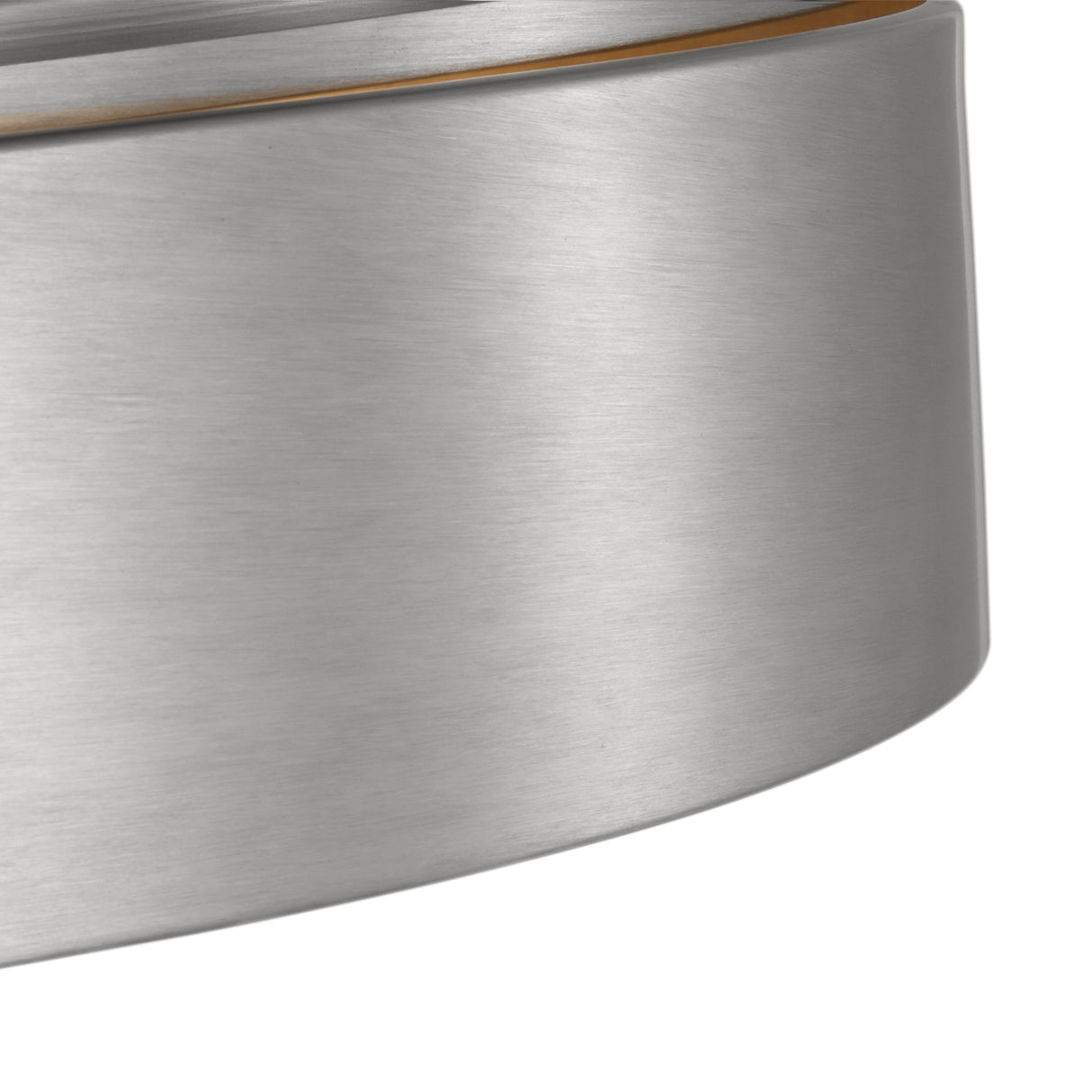 Neal Large Flush Mount 18", Brushed Nickel