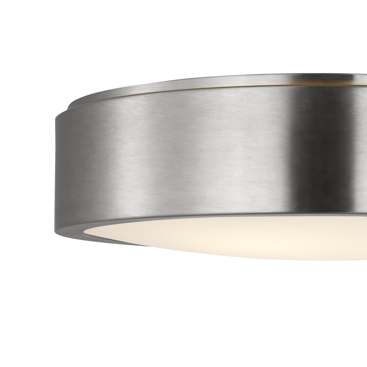 Neal Large Flush Mount 18", Brushed Nickel