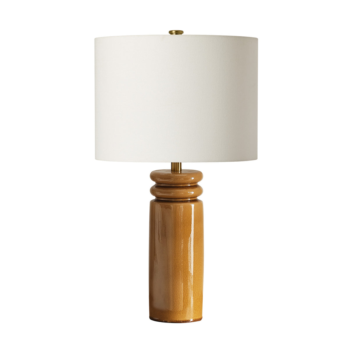 Agnes Table Lamp 26", Glossy Honey