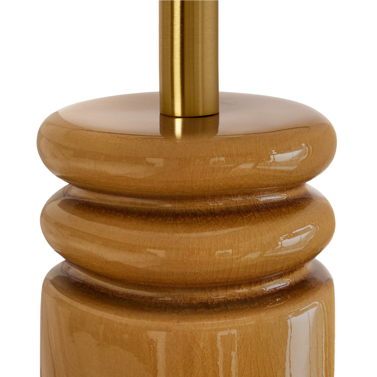 Agnes Table Lamp, Glossy Honey