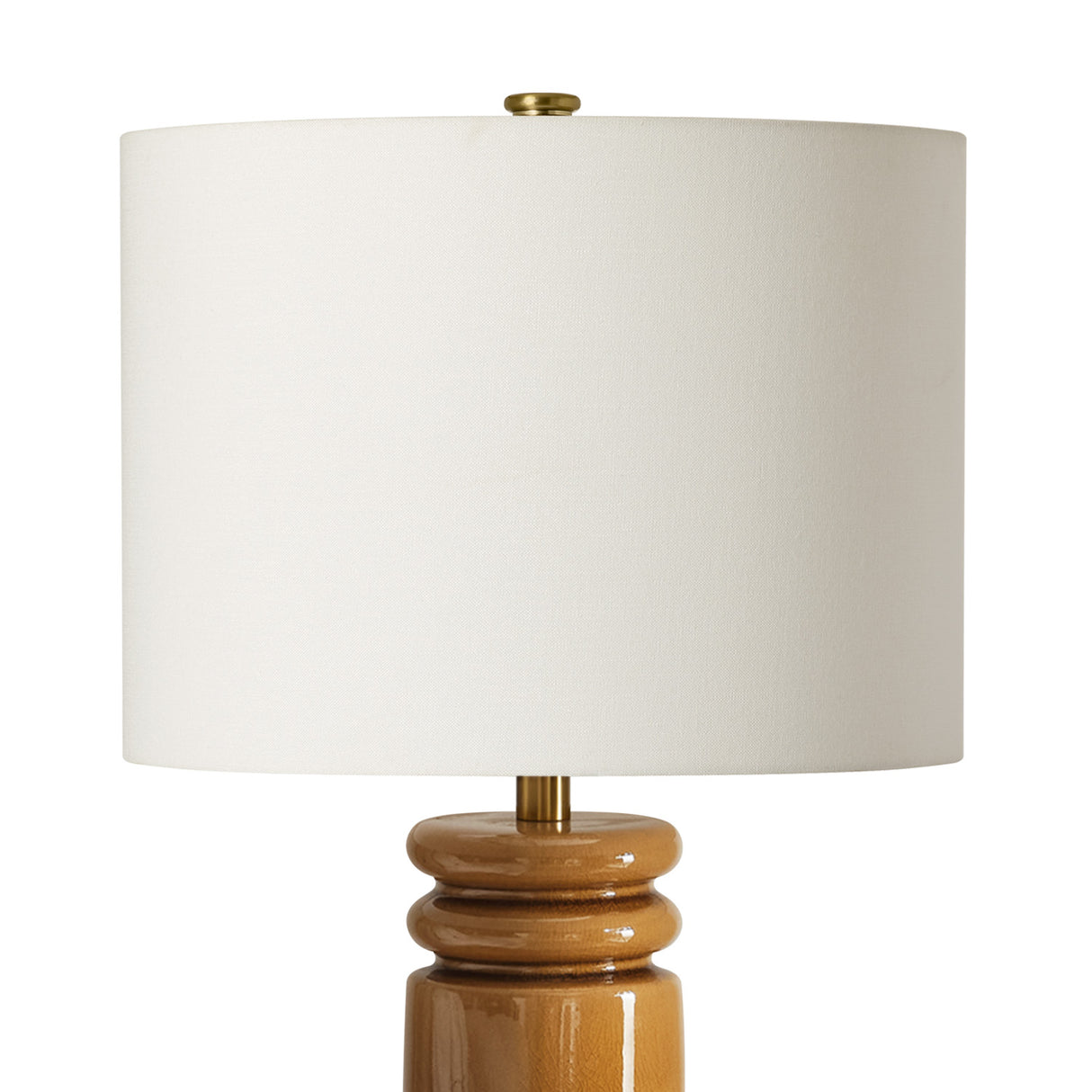 Agnes Table Lamp 26", Glossy Honey