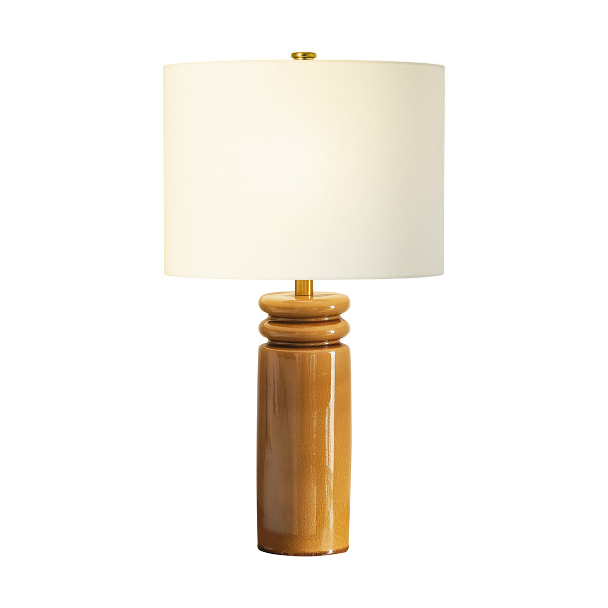 Agnes Table Lamp, Glossy Honey