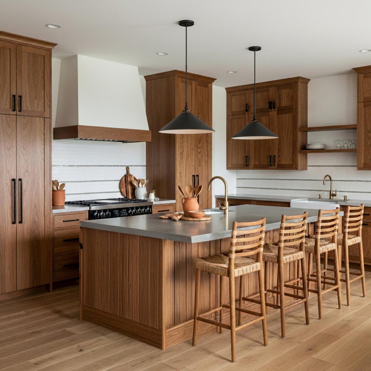 Emerson Conical Pendant 24", Aged Iron