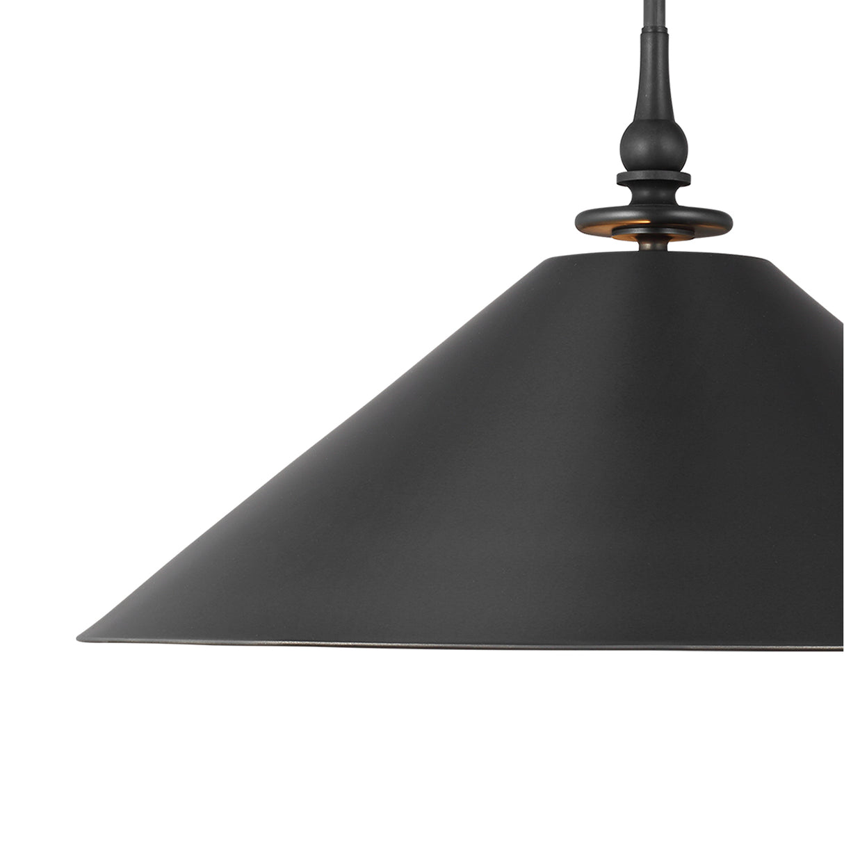 Emerson Conical Pendant 24", Aged Iron