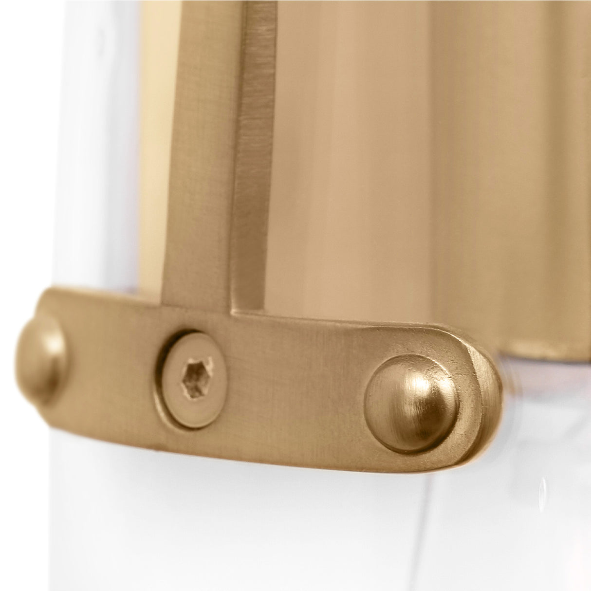 Glyn 2 Light Vanity, Satin Brass