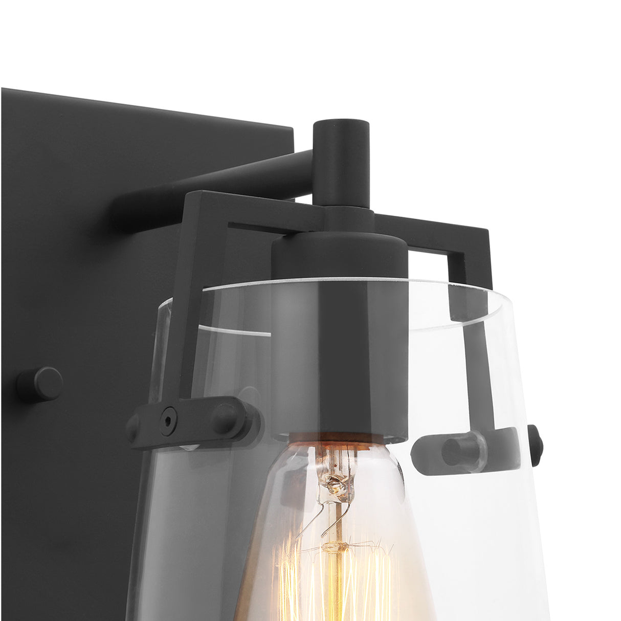 Glyn Wall Sconce 9", Matte Black