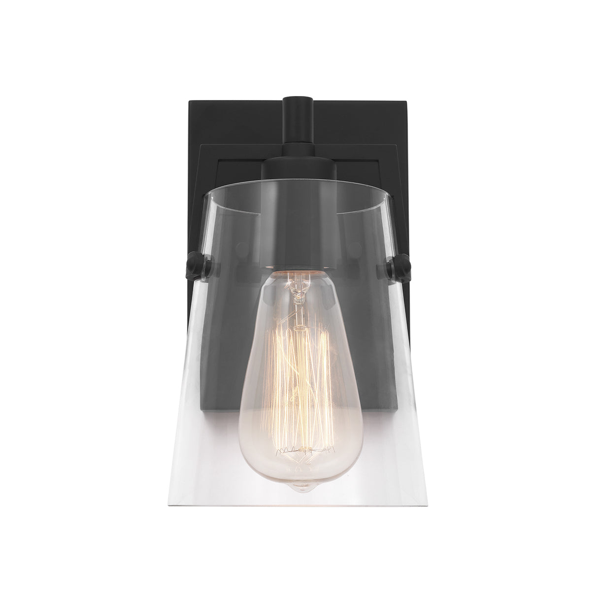 Glyn Wall Sconce 9", Matte Black