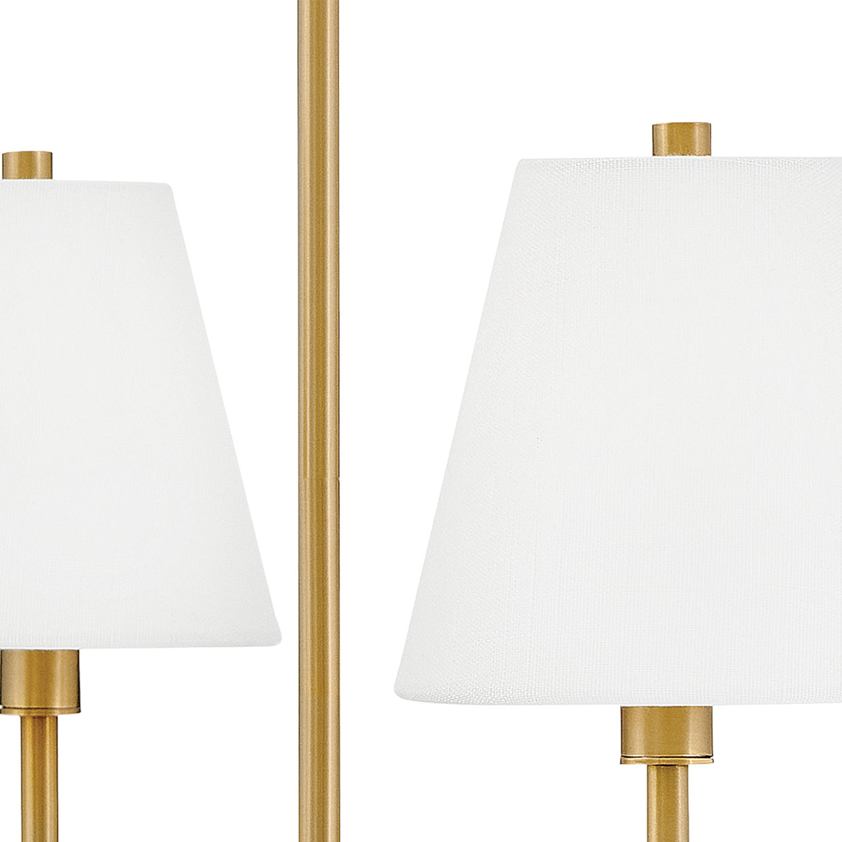 Declan 4 Light Chandelier 28", Satin Brass