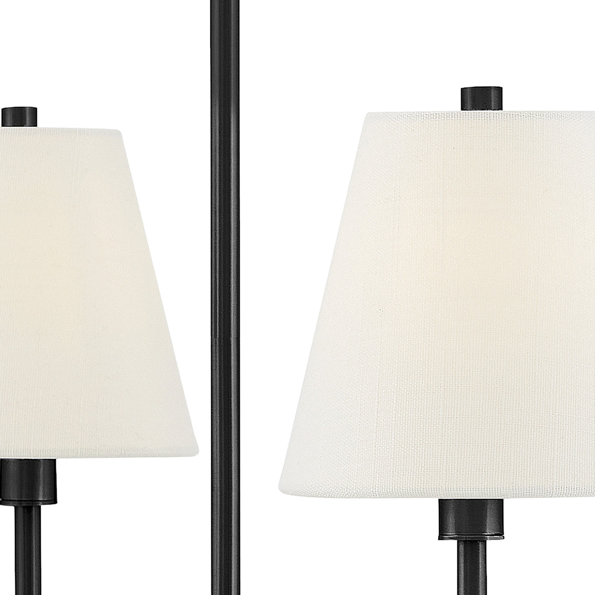 Declan 4 Light Chandelier 28", Black