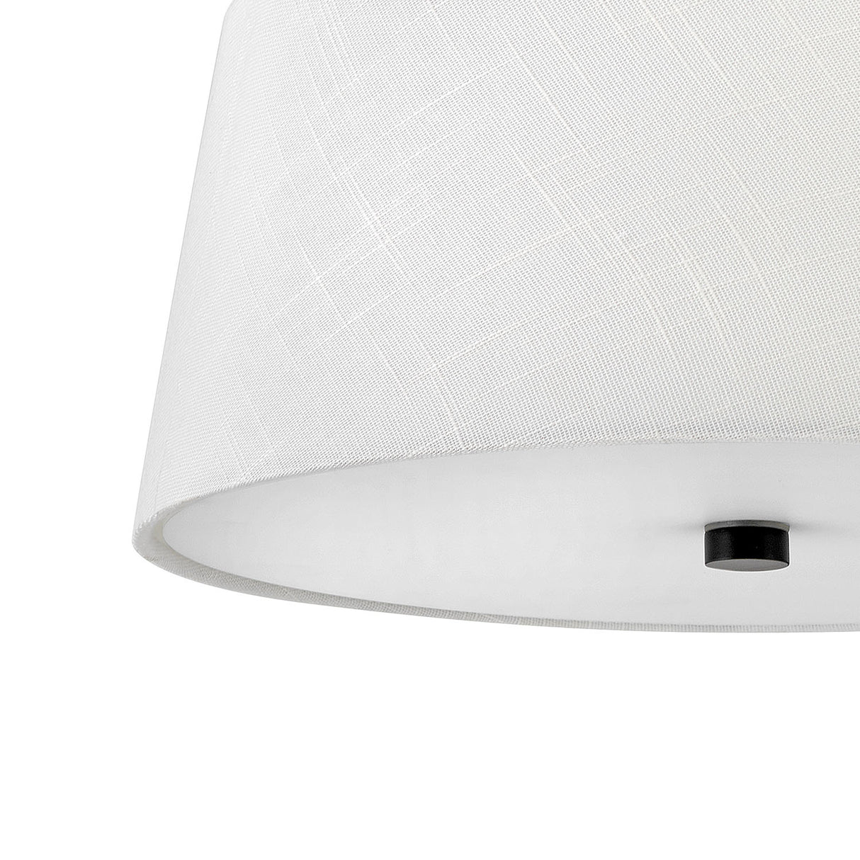 Declan Flush Mount 14", Black