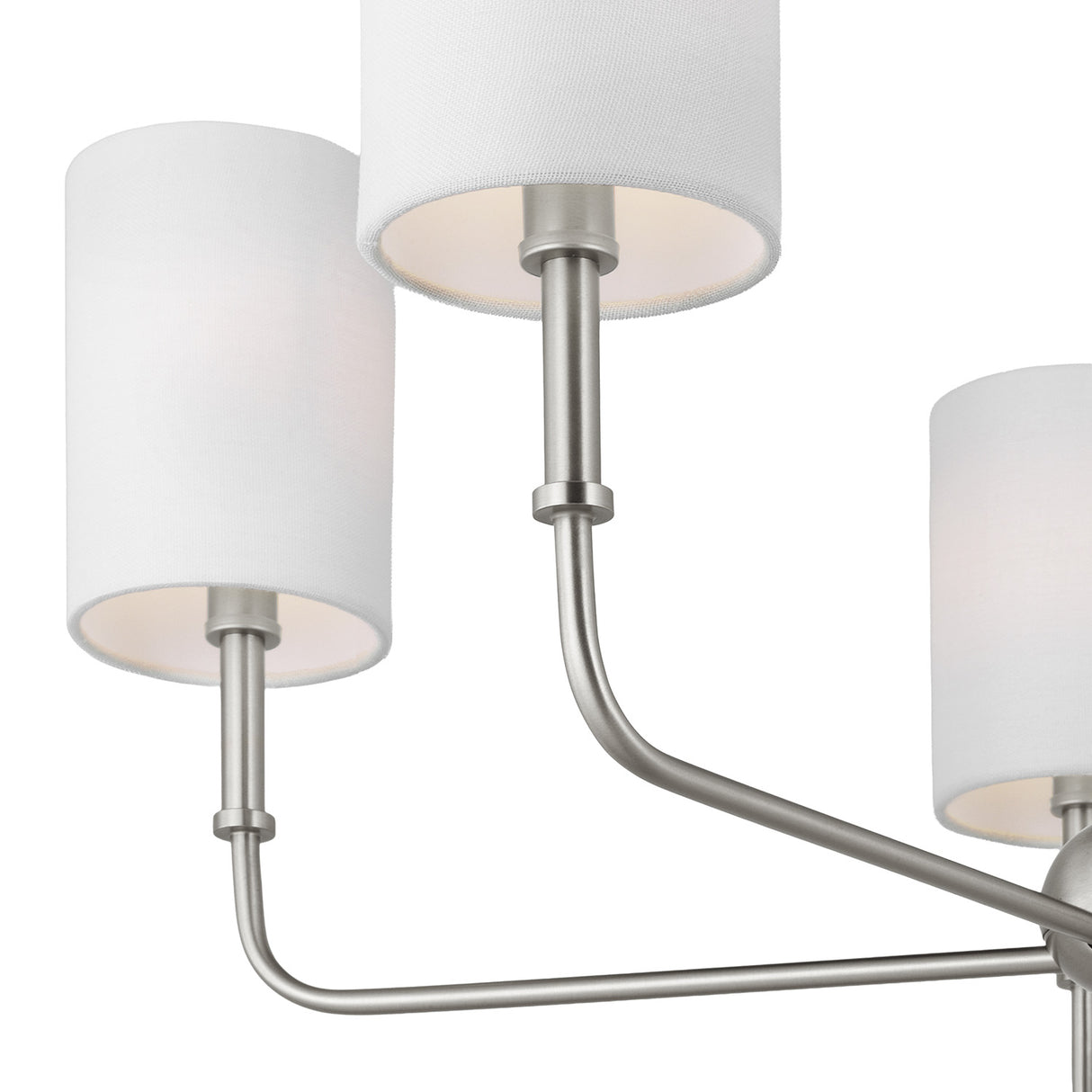 Remington 5 Light Chandelier 26", Brushed Nickel