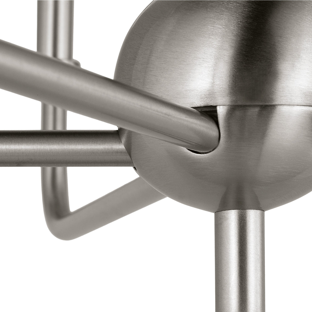 Remington 5 Light Chandelier 26", Brushed Nickel