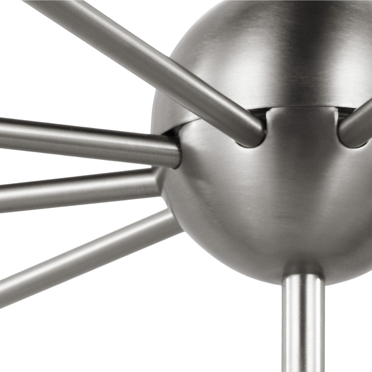 Remington 9 Light Chandelier 36", Brushed Nickel