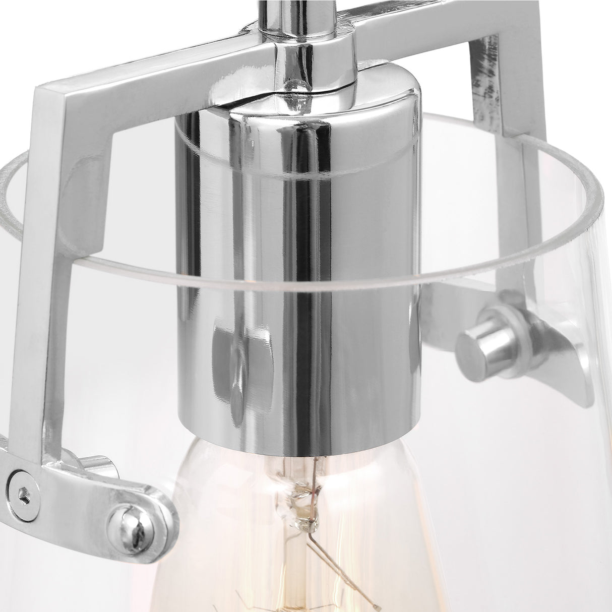 Glyn 2 Light Vanity, Chrome