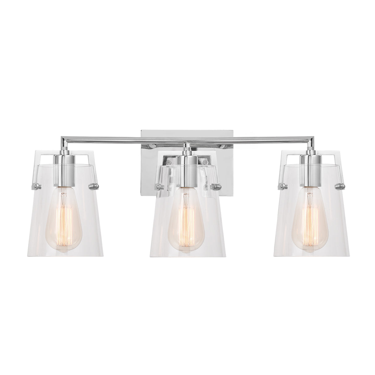Glyn 3 Light Vanity, Chrome