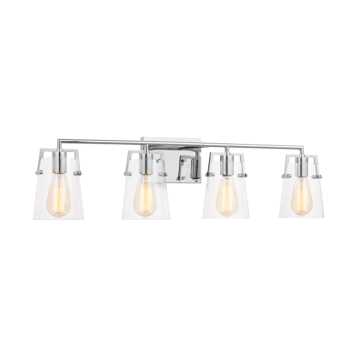 Glyn 4 Light Vanity, Chrome